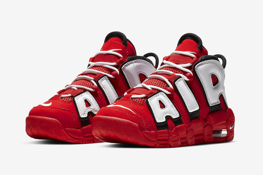 Air More Uptempo GSと720のUniversity Red、ここまで違う
