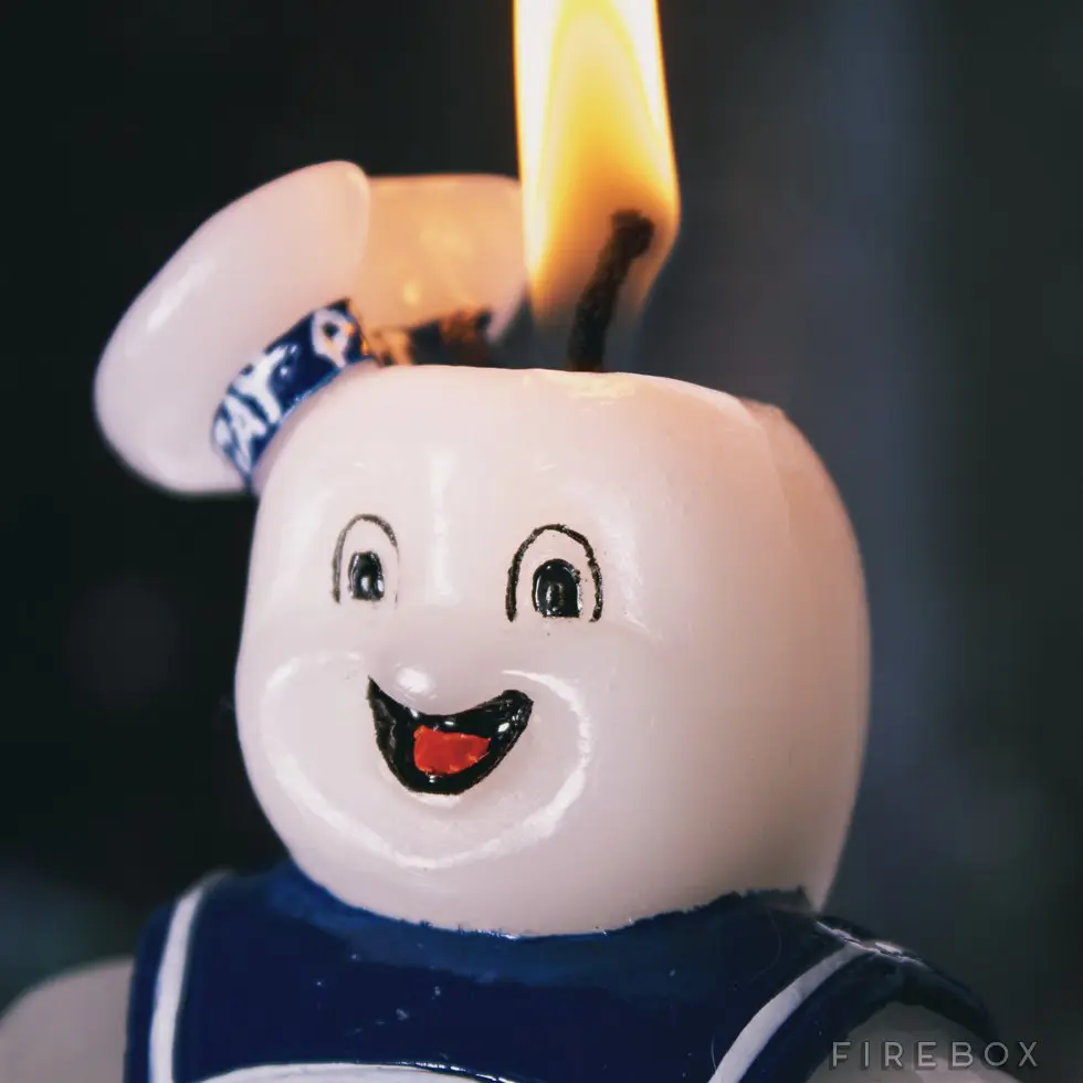 Marshmallowman candle 02
